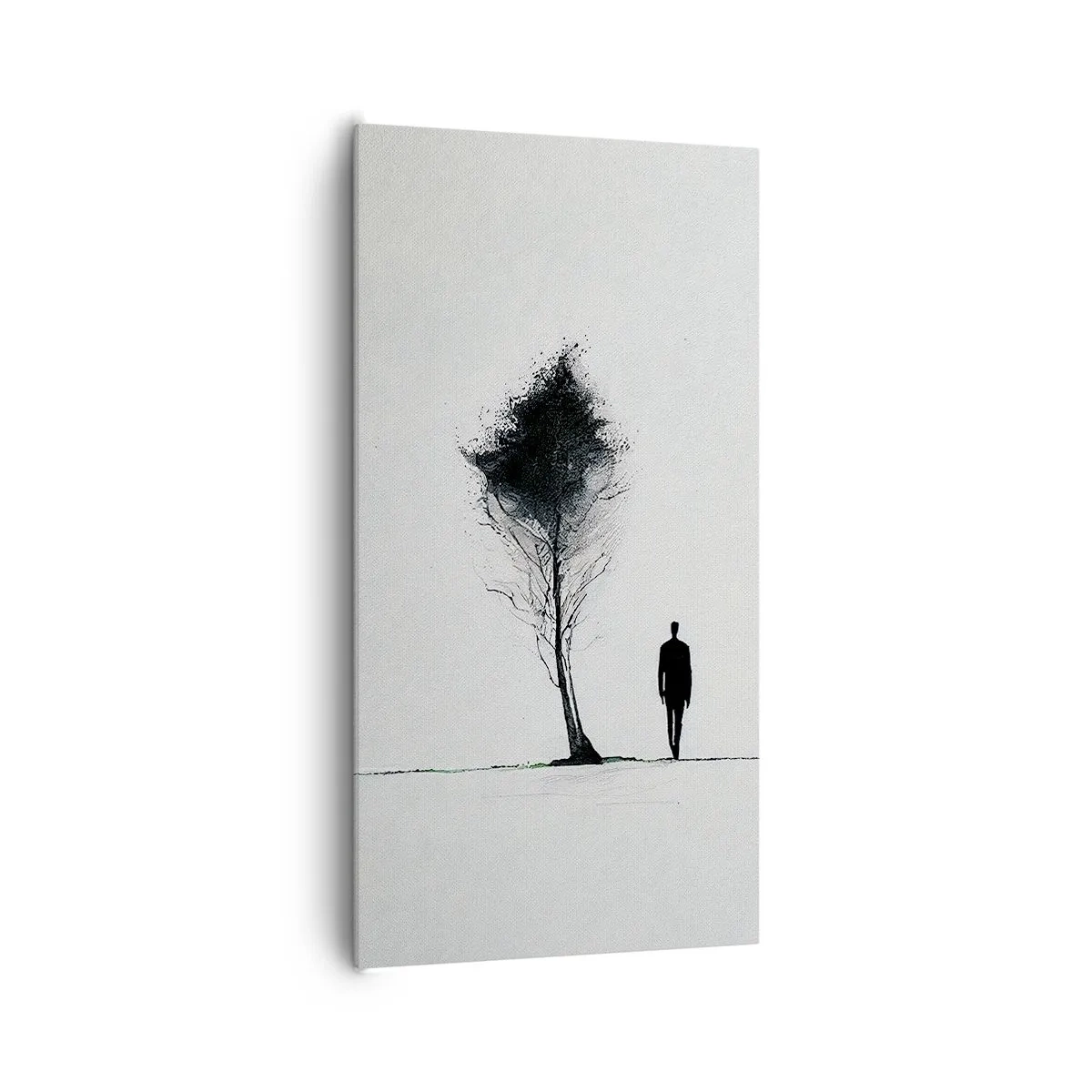 Bild auf Leinwand - Leinwandbild - Wir wandern alle - 65x120 cm