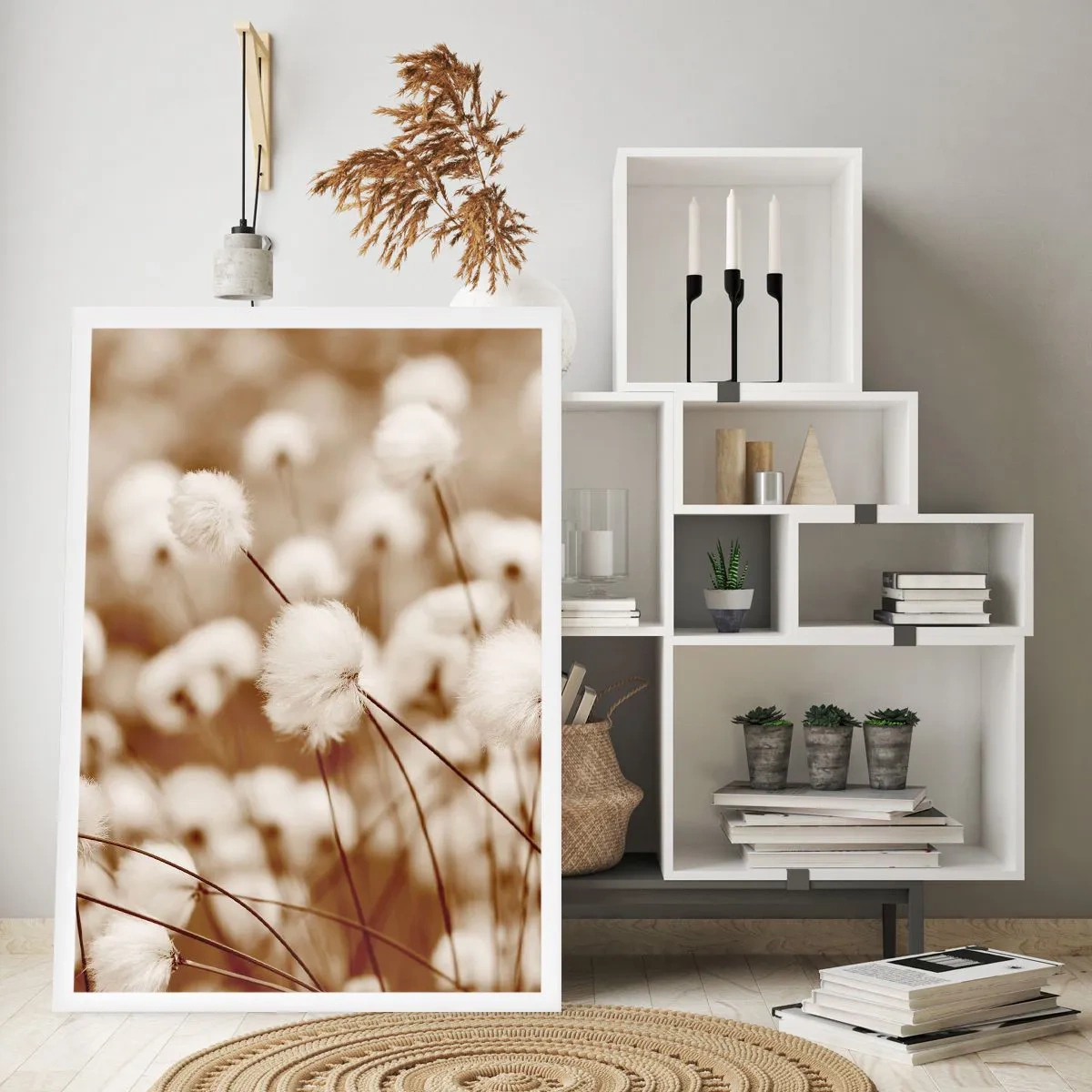 Poster - Flauschiges Kornfeld - 70x100 cm