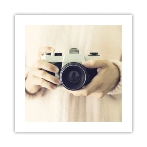 Poster - Um mehr zu sehen ... - 40x40 cm