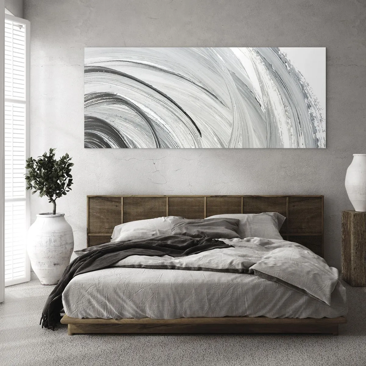 Glasbild - Bild auf glas - Orbitale Komposition - 100x40 cm
