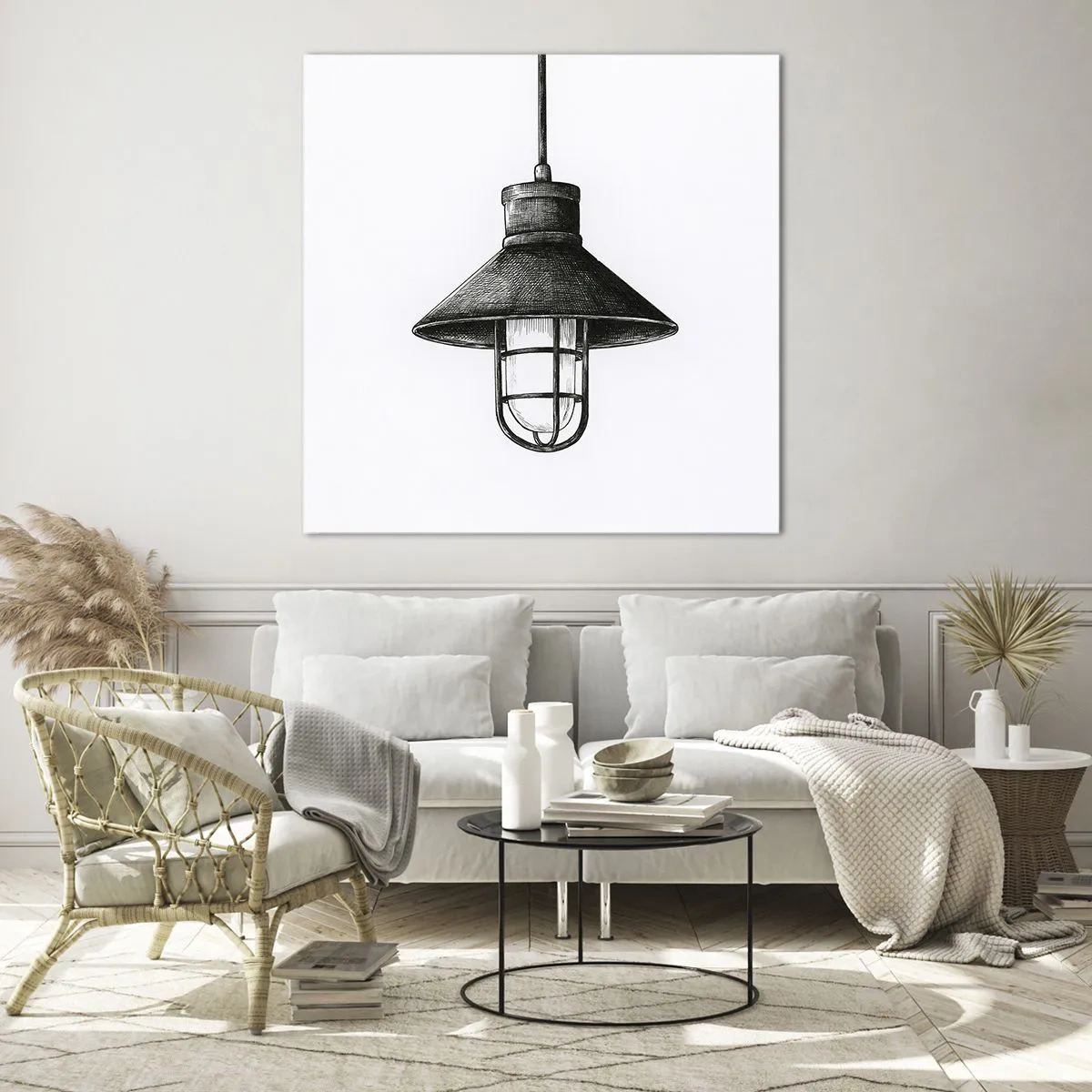 Glasbild - Bild auf glas - Wie vor Jahren… - 50x50 cm