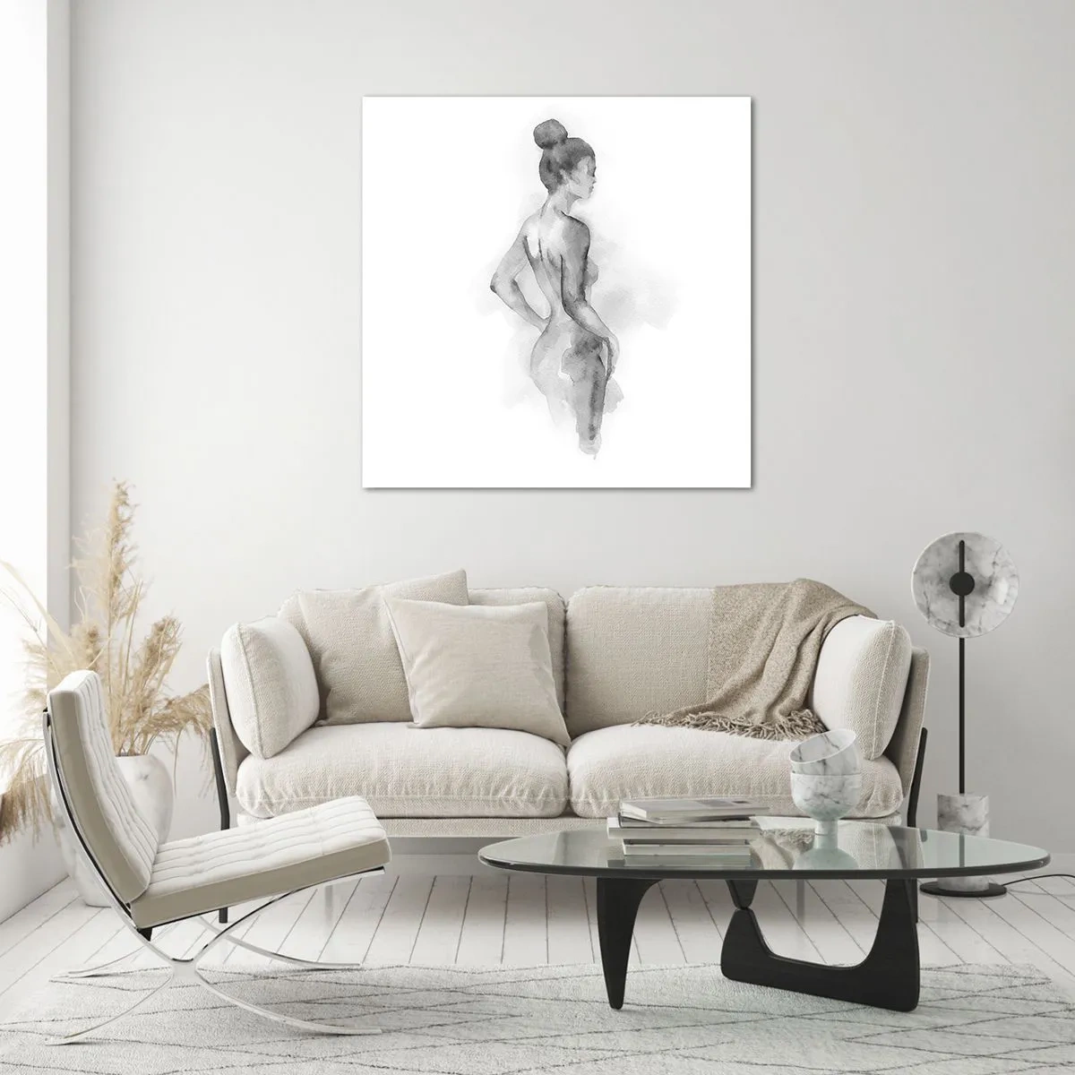 Glasbild - Bild auf glas - Schön wie ein Gemälde - 60x60 cm