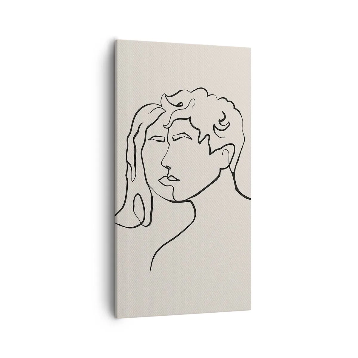 Bild auf Leinwand - Leinwandbild - Und es wurde Einheit - 55x100 cm