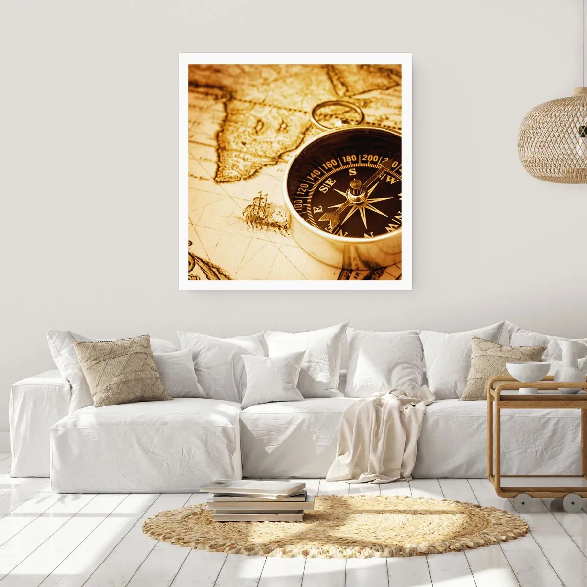 Poster - Ost oder West? - 50x50 cm