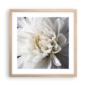 Poster in einem Rahmen aus heller Eiche - Der Morgen der Braut - 40x40 cm