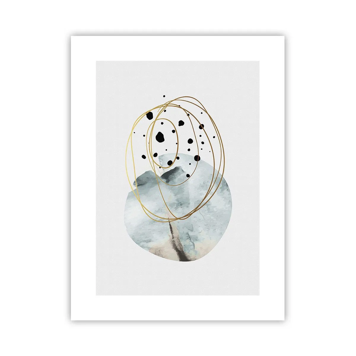 Poster - Vom Weltraum umarmt - 30x40 cm