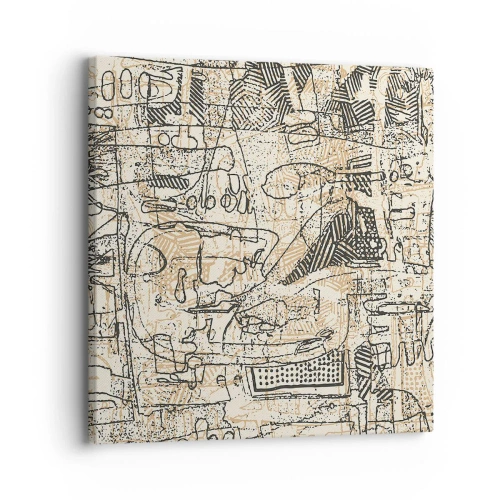 Bild auf Leinwand - Leinwandbild - Es wartet darauf, entschlüsselt zu werden - 30x30 cm