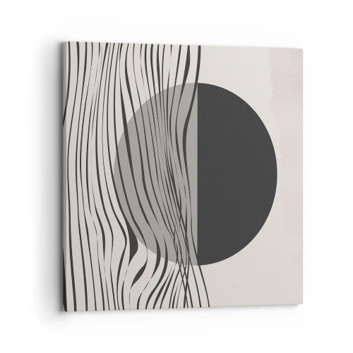 Bild auf Leinwand - Leinwandbild - Halbe Komposition - 70x70 cm