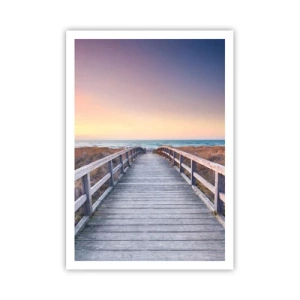 Poster - Baltische Abend-Aurora - 70x100 cm