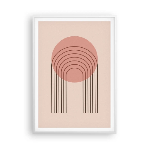 Poster in einem weißen Rahmen - Unwiderstehliche Anziehungskraft - 70x100 cm