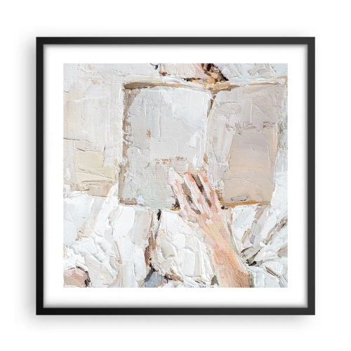 Poster in einem schwarzem Rahmen - In einer anderen Welt - 50x50 cm