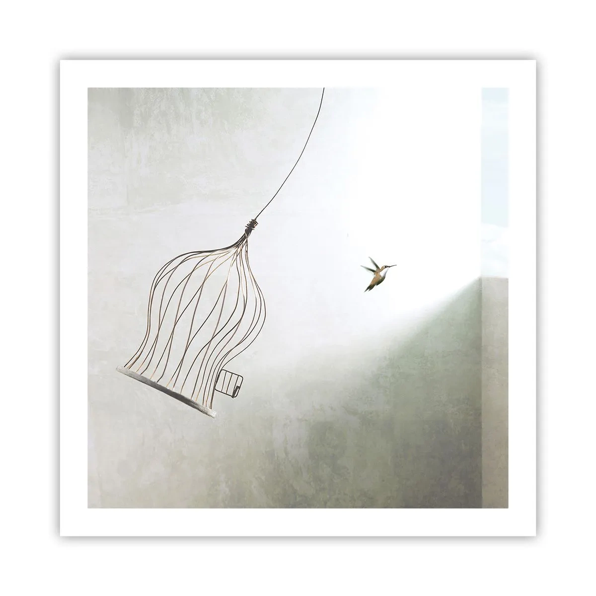 Poster - In seinem Element - 60x60 cm