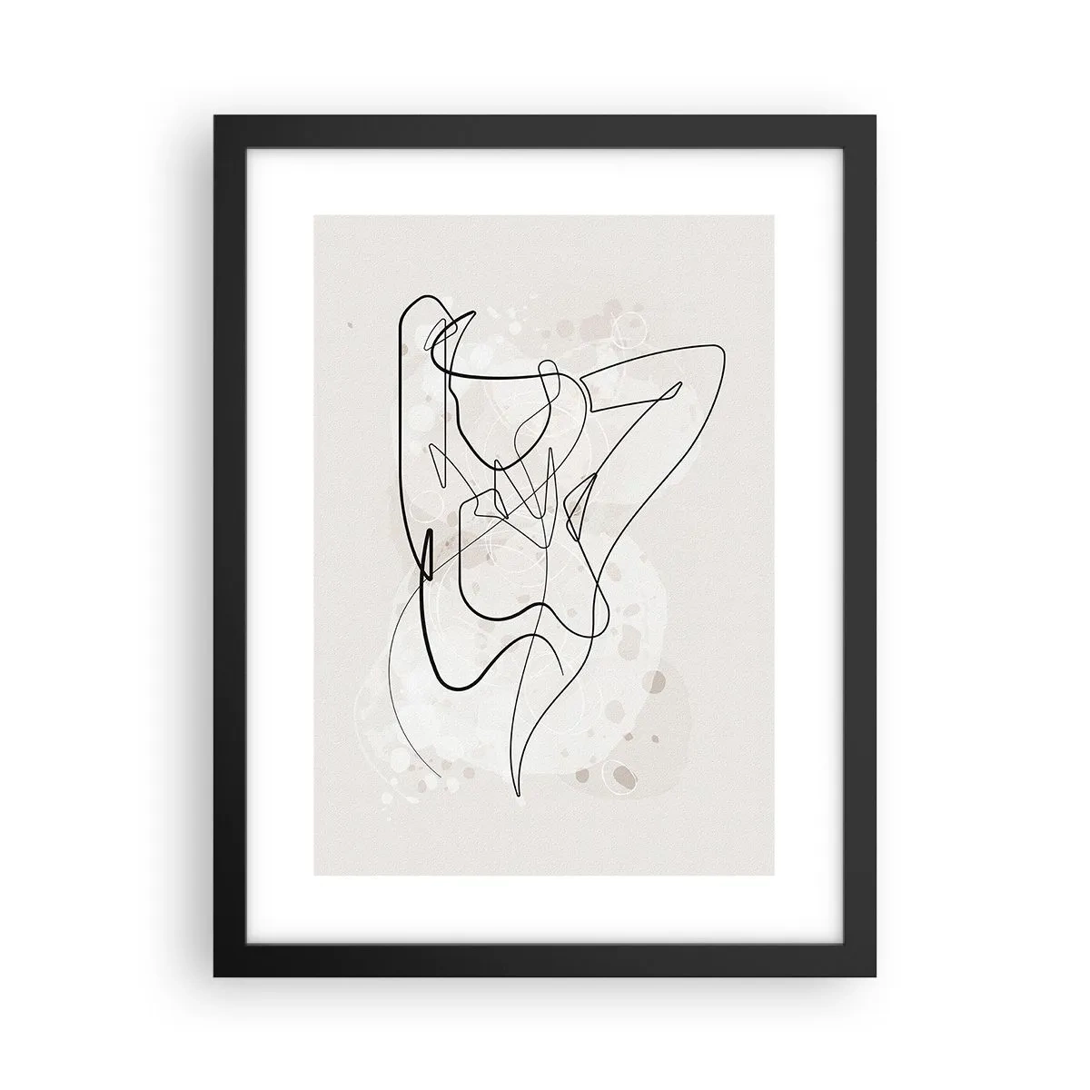 Poster in einem schwarzem Rahmen - Die Kunst der Verführung - 30x40 cm