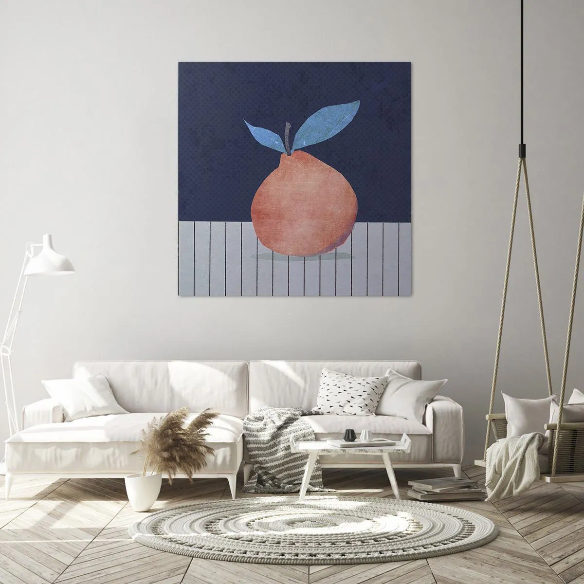 Bild auf Leinwand - Leinwandbild - Konvexität und Ebene - 60x60 cm