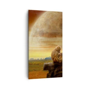 Bild auf Leinwand - Leinwandbild - Die Liebe ist überall gleich - 55x100 cm