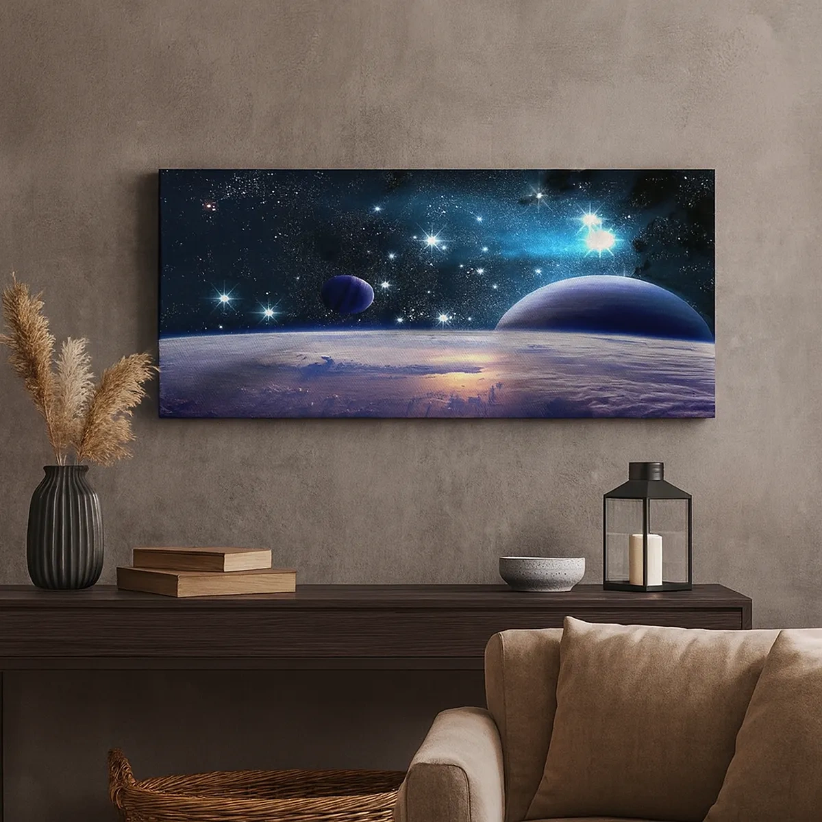 Bild auf Leinwand - Leinwandbild - Noch allein? - 30x30 cm