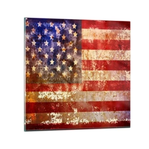 Glasbild - Bild auf glas - Ruhm verblasst nicht - 30x30 cm