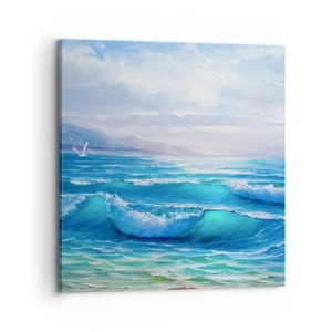 Bild auf Leinwand - Leinwandbild - Es bringt Erleichterung - 70x70 cm