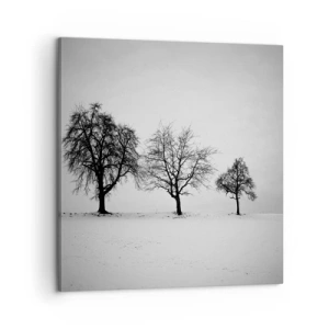 Bild auf Leinwand - Leinwandbild - Wovon träumen sie? - 60x60 cm