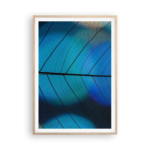 Poster in einem Rahmen aus heller Eiche - Komplizierte Konstruktion - 70x100 cm