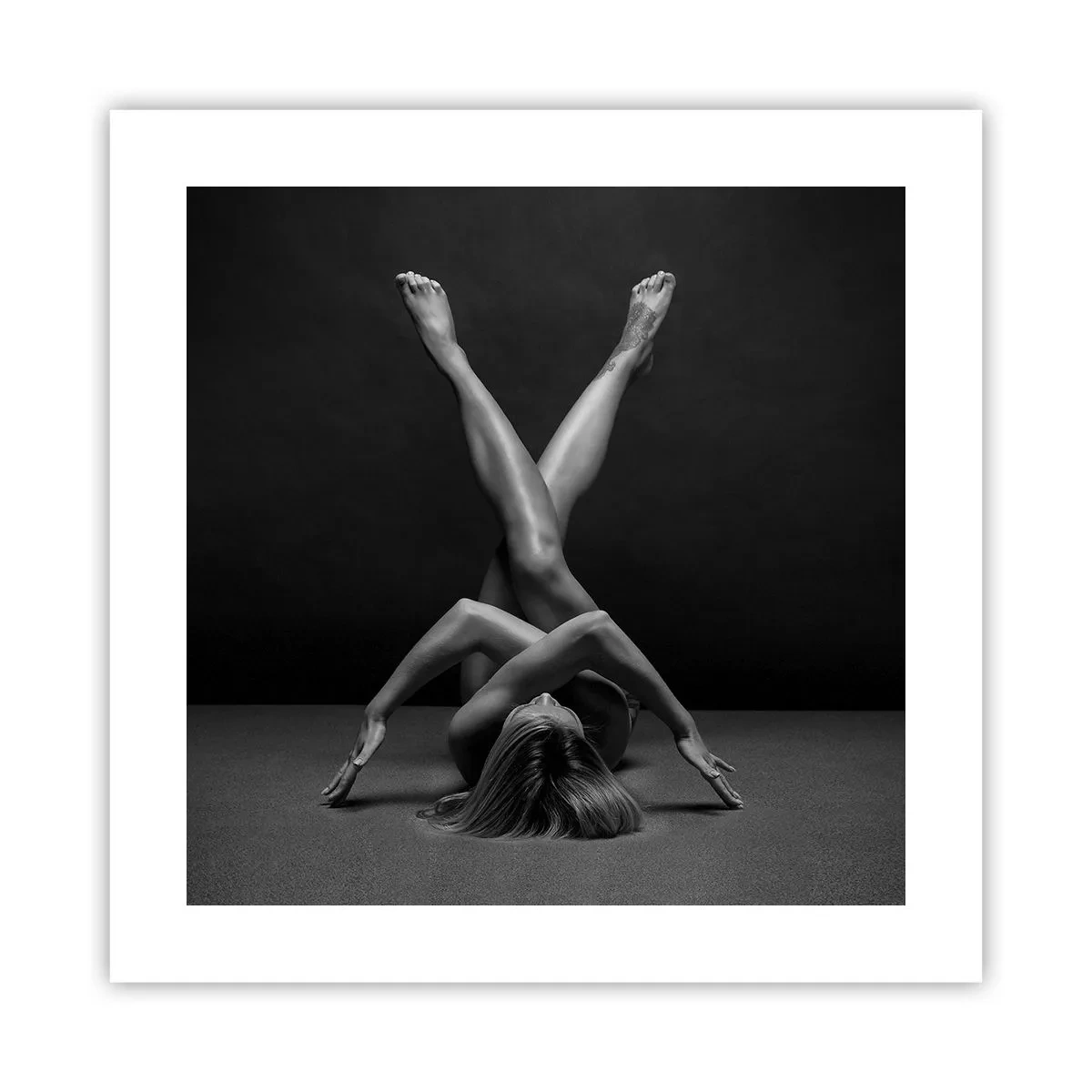 Poster - Die Geometrie der Nacktheit - 40x40 cm