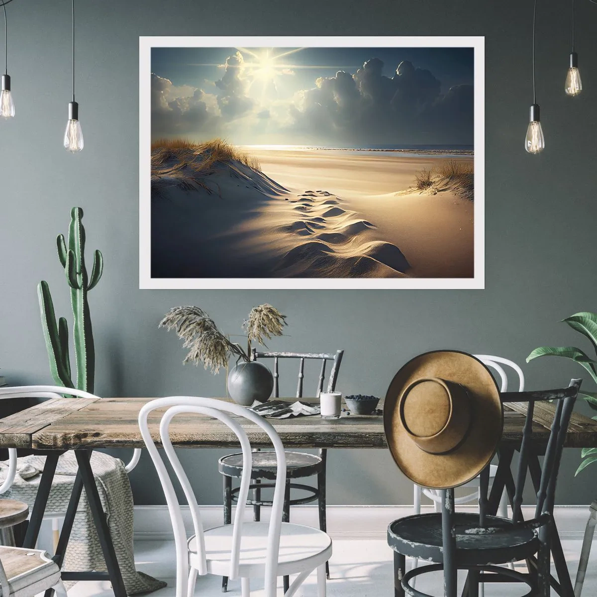 Poster - Beruhigende Landschaft - 70x50 cm