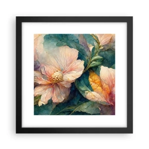 Poster in einem schwarzem Rahmen - Pure Subtilität - 30x30 cm