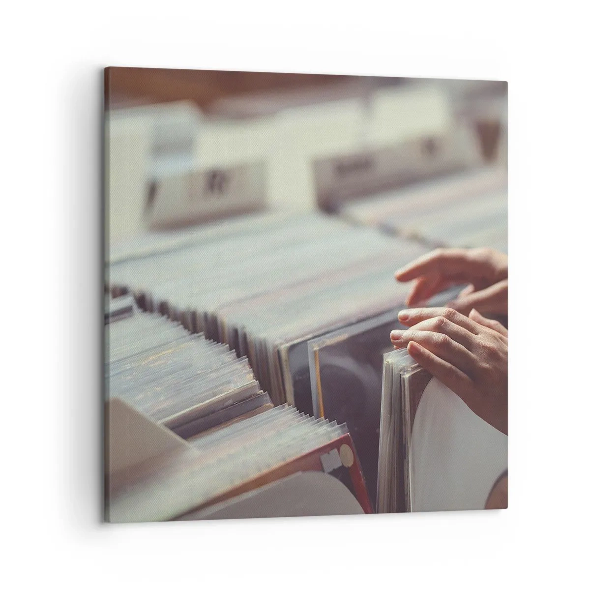 Bild auf Leinwand - Leinwandbild - Auf der Suche nach Emotionen - 50x50 cm