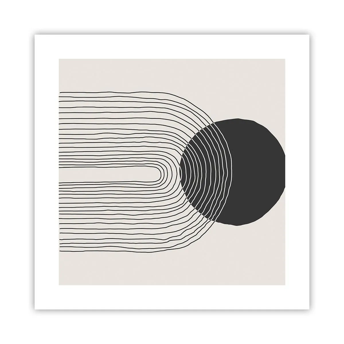 Poster - Zittern und Vertrauen - 40x40 cm