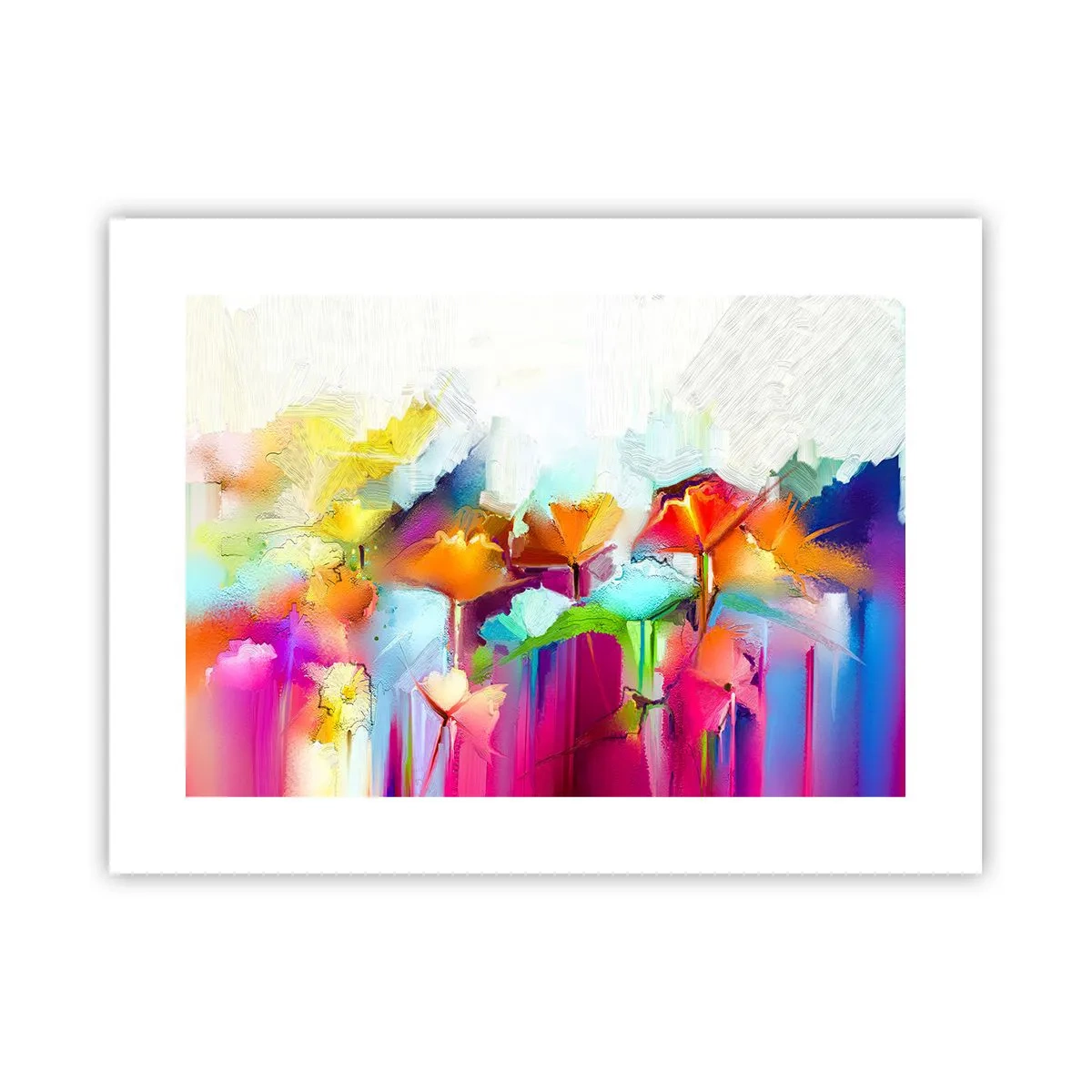 Poster - Der Regenbogen ist aufgeblüht - 40x30 cm