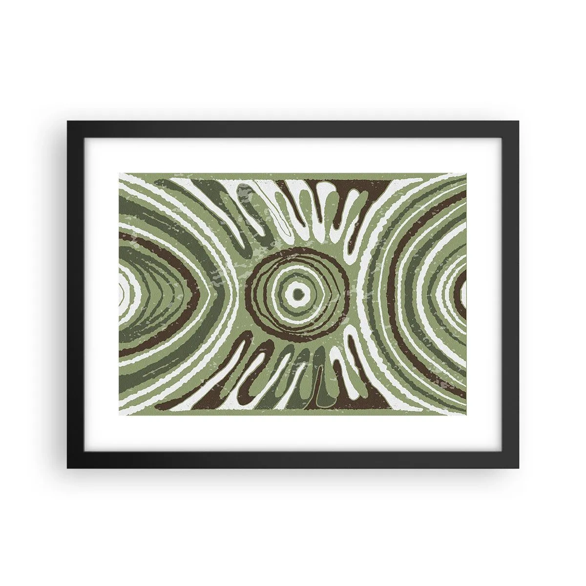 Poster in einem schwarzem Rahmen - Explosion von Emotionen - 40x30 cm