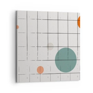 Bild auf Leinwand - Leinwandbild - Gefangen. Wir oder sie? - 60x60 cm