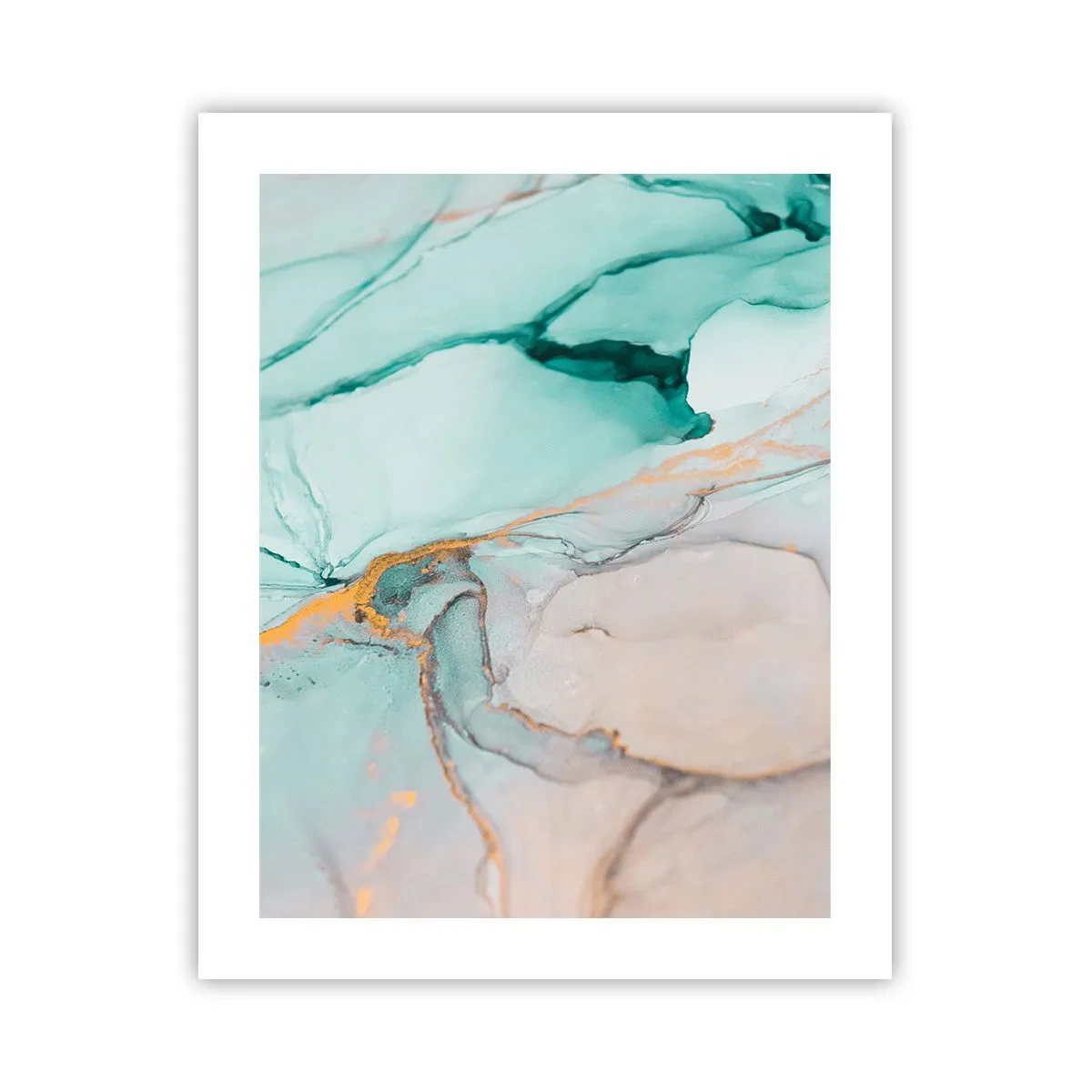 Poster - Ein Tanz der Formen und Farben - 40x50 cm