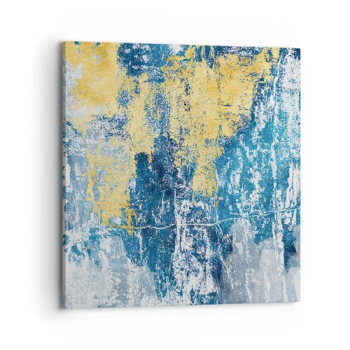 Bild auf Leinwand - Leinwandbild - Abstraktion voller Wetter - 70x70 cm