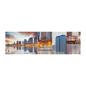 Fototapeten Muster Premium Sand - Die monumentale Ruhe von Paris - Stadt, Paris, Eiffelturm - 100x30 cm