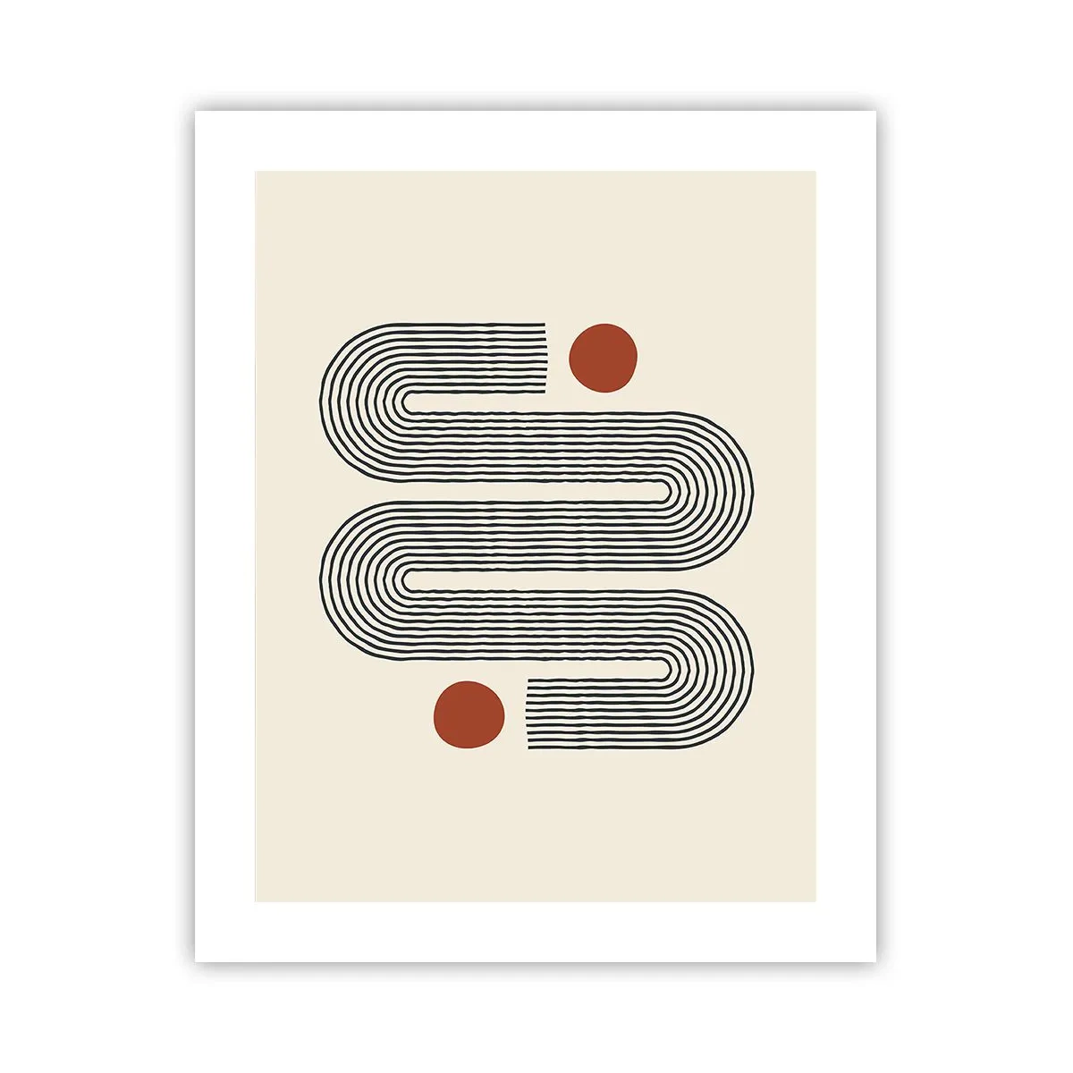 Poster - Vom Anfang bis zum Ende - 40x50 cm