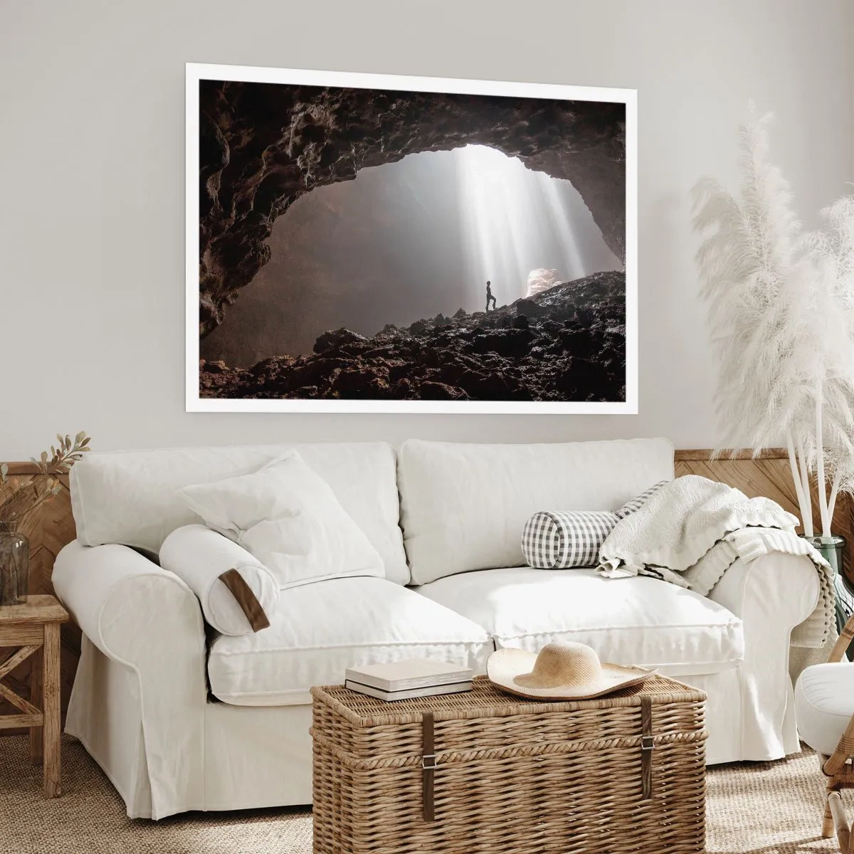 Poster - Die leuchtende Grotte - 70x50 cm