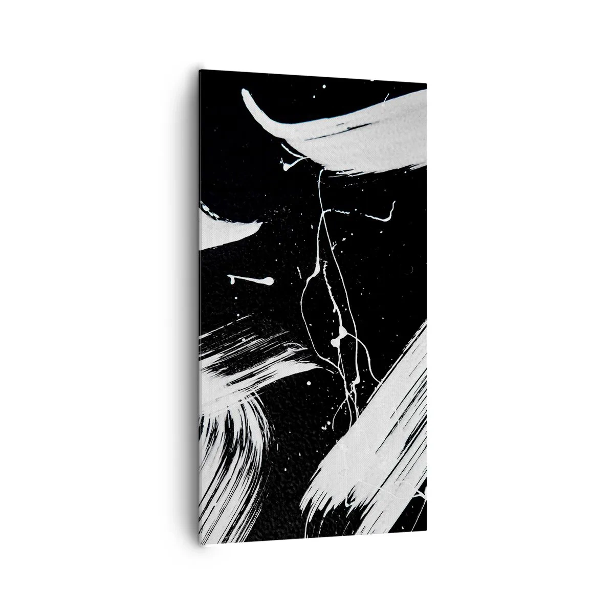 Bild auf Leinwand - Leinwandbild - Dunkelheit durchbrechen - 65x120 cm