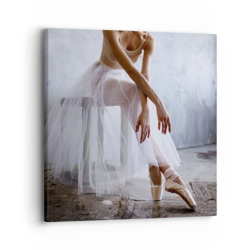 Bild auf Leinwand - Leinwandbild - Bevor die Rampe leuchtet - 30x30 cm