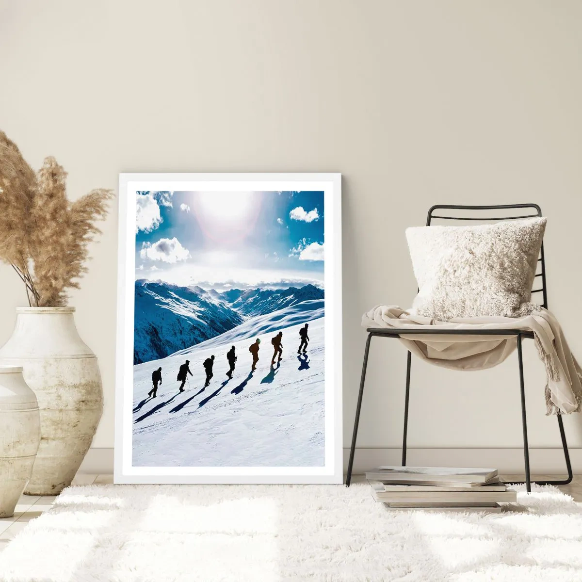 Poster in einem weißen Rahmen - Das Team der Eroberer - 40x50 cm