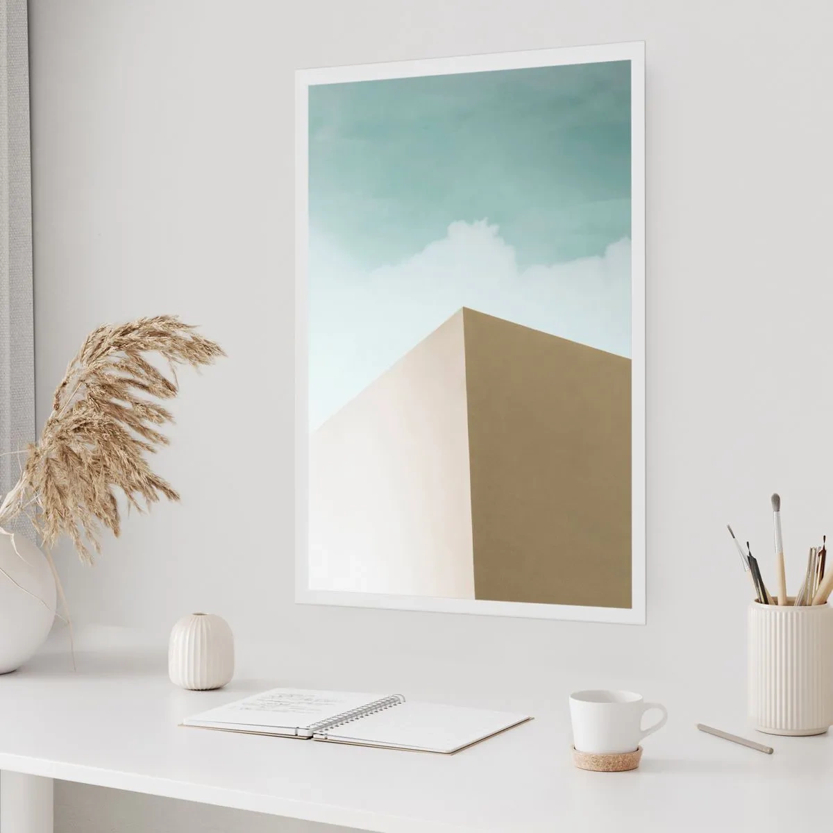 Poster - Geometrie des sonnigen Sommers - 61x91 cm