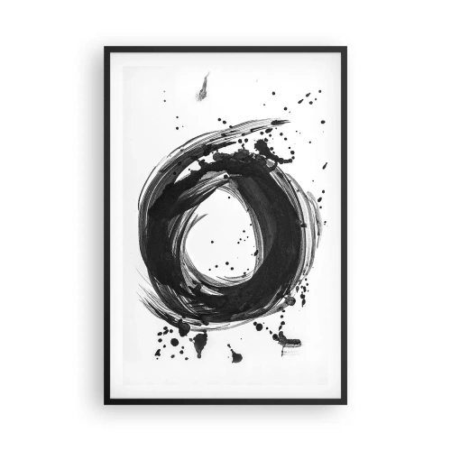 Poster in einem schwarzem Rahmen - Der Wirbel der Schöpfung - 61x91 cm