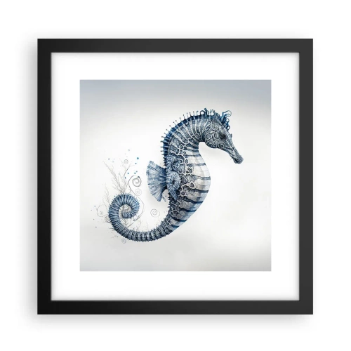 Poster in einem schwarzem Rahmen - Subtiler Witz der Natur - 30x30 cm