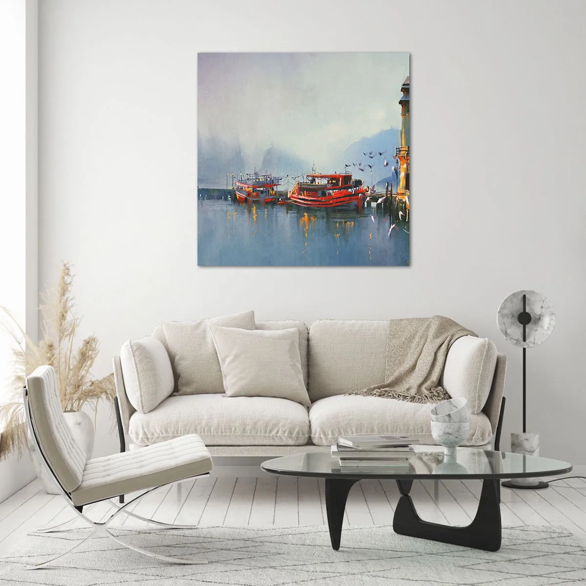 Glasbild - Bild auf glas - Am Ende der Welt - 50x50 cm