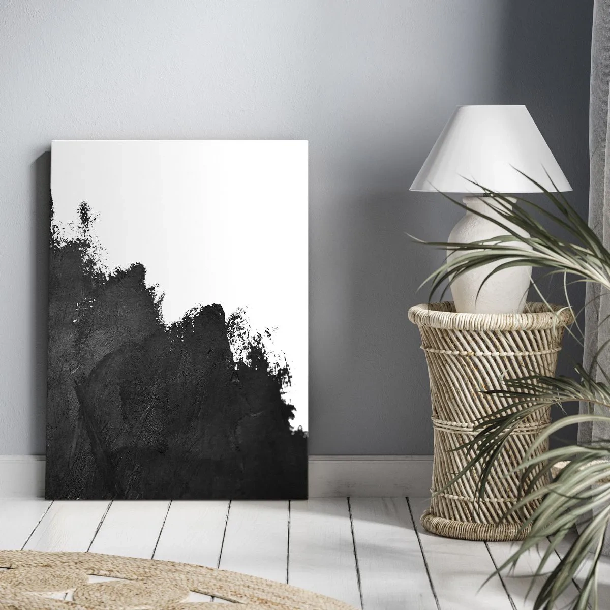 Bild auf Leinwand - Leinwandbild - Elemente: Erde - 65x120 cm