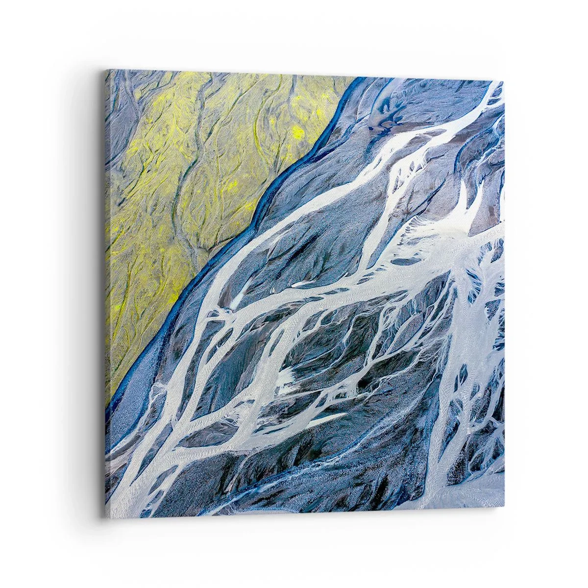 Bild auf Leinwand - Leinwandbild - Felsmalereien der Natur - 70x70 cm