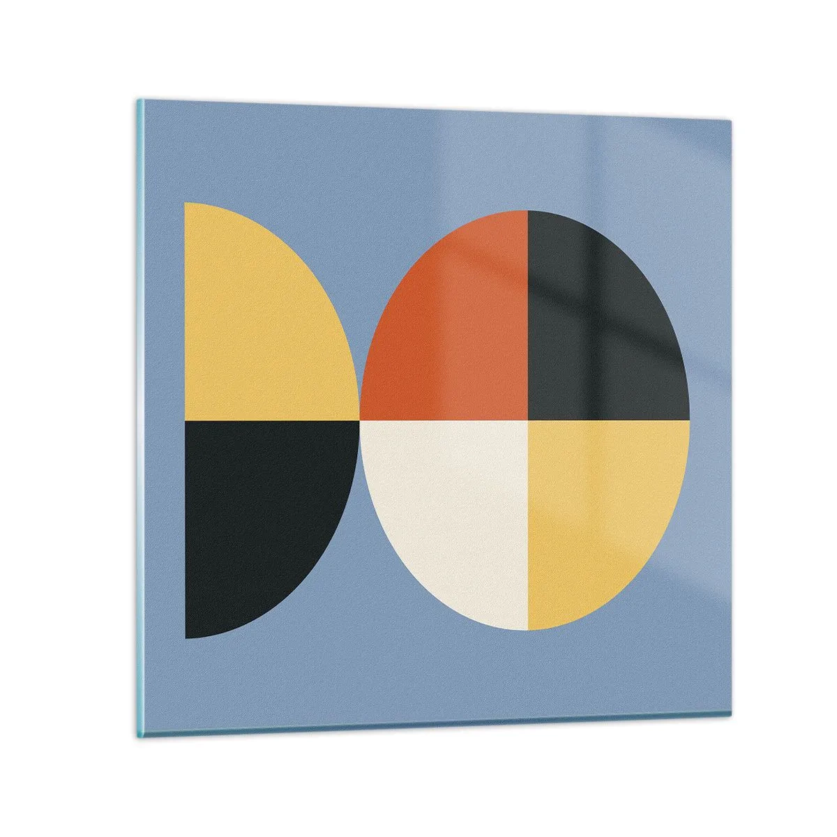 Glasbild - Bild auf glas - Beobachte und zähle - 50x50 cm