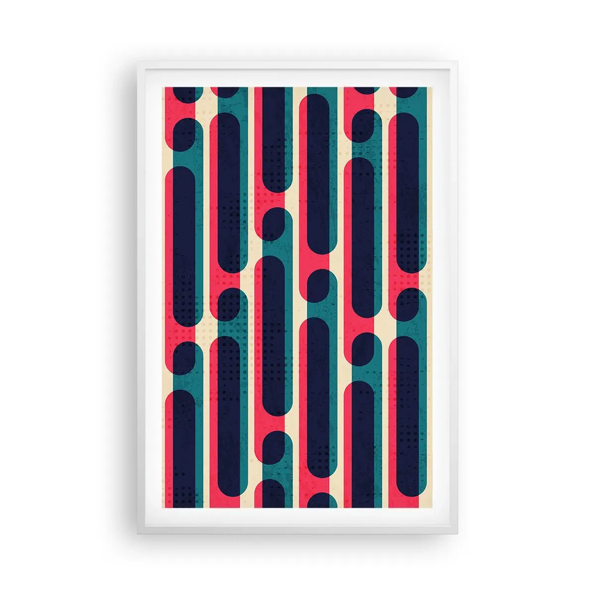 Poster in einem weißen Rahmen - In die Tiefe und vorwärts - 61x91 cm