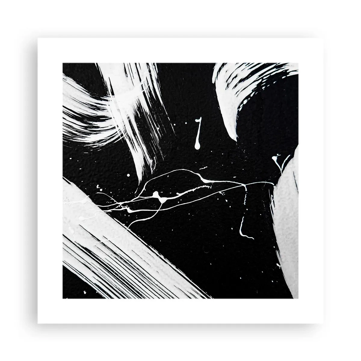 Poster - Dunkelheit durchbrechen - 40x40 cm