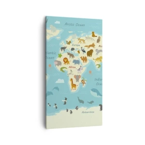 Bild auf Leinwand - Leinwandbild - Gute Nachbarn - 45x80 cm